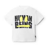 NUNUNU SMIRKEY T-SHIRT - WHITE