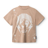 NUNUNU PLANET NUNUNU T-SHIRT - WOOD