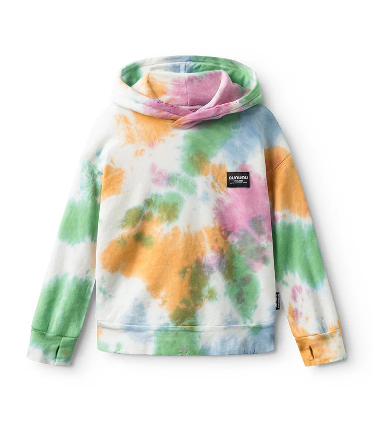 Tie dye hoodie pull and bear sale