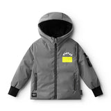 NUNUNU REFELCTIVE DOWN JACKET - LUNAR GRAY