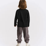 NUNUNU LIGHT COLLARED SHIRT - BLACK