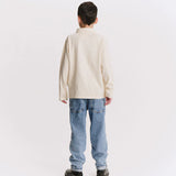 NUNUNU LIGHT COLLARED SHIRT - NATURAL