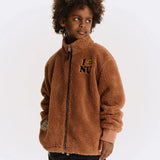 NUNUNU LOVE NU SHERPA JACKET - TEDDY BROWN