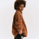 NUNUNU LOVE NU SHERPA JACKET - TEDDY BROWN