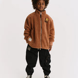 NUNUNU LOVE NU SHERPA JACKET - TEDDY BROWN