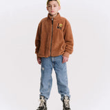 NUNUNU LOVE NU SHERPA JACKET - TEDDY BROWN