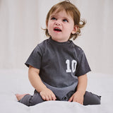 NUNUNU 10 BABY OVERALL - GRAPHITE