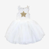 PETITE HAILEY STAR TUTU DRESS - IVORY