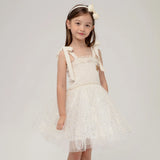 PETITE HAILEY HANNA TUTU DRESS- IVORY