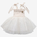 PETITE HAILEY HANNA TUTU DRESS- IVORY