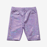 PETITE HAILEY BEE GEE BIKE SHORT - LAVANDER