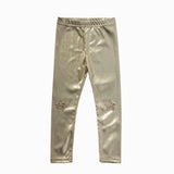 PETITE HAILEY DISCO LEGGING - GOLD