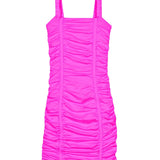 KATIE J SCARLETT DRESS - NEON PINK
