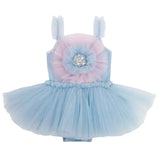 OOH LALA AMELIA TUTU ONSIE DRESS - SKY