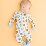 LITTLE ONE FOOTIE - ELECTRIC SMILEY