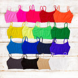 MALIBU SUGAR BANDEAU BRA CAMI O/S 7-14