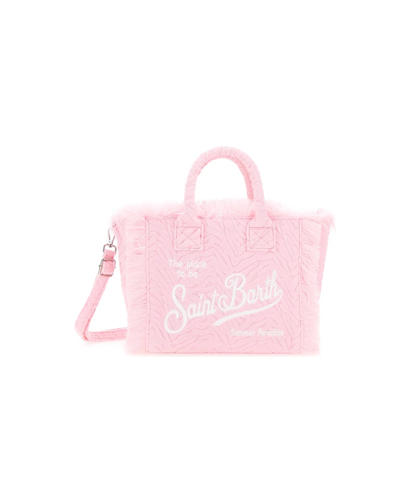 ショルダーバッグ・ポシェット MC2 SAINT BARTH Colette Liberty canvas crossbody bag Rosa Mc2 Saint Barth Colette Liberty Canvas Crossbody Bag in Pink