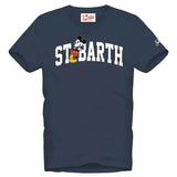 MC2 SAINT BARTH MICKEY T-SHIRT - NAVY COLLEGE ST.BARTH