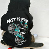 FAST IS FUN HOODIE - BLACK
