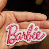 BARBIE IRON ON PATCH
