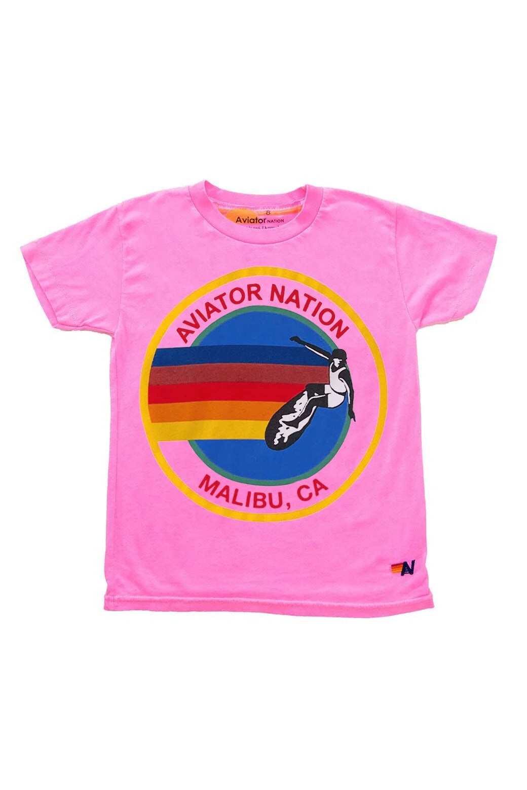 Neon pink aviator nation sweatshirt sale