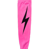 AVIATOR NATION KID'S BOLT SWEATPANTS - NEON PINK/BLACK BOLT