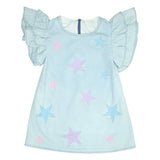 MINI DREAMERS LONDON STARS DENIM DRESS
