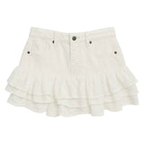 KATIE J TWEEN MALAGA SKIRT - WHITE