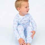 ESME BOYS LONG SLEEVE CREW PAJAMA - BASEBALL