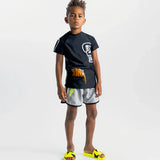NUNUNU KOOKY SKULL RASHGUARD - BLACK