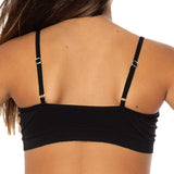 MALIBU SUGAR ADJUSTABLE STRAP TRAINING BRA - BLACK