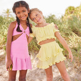LITTLE PEIXOTO ARIEL DRESS - PINK IRIS