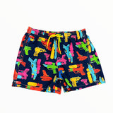 MC2 SAINT BARTH JEAN SWIM TRUNK - NAVY/ WATER GAME