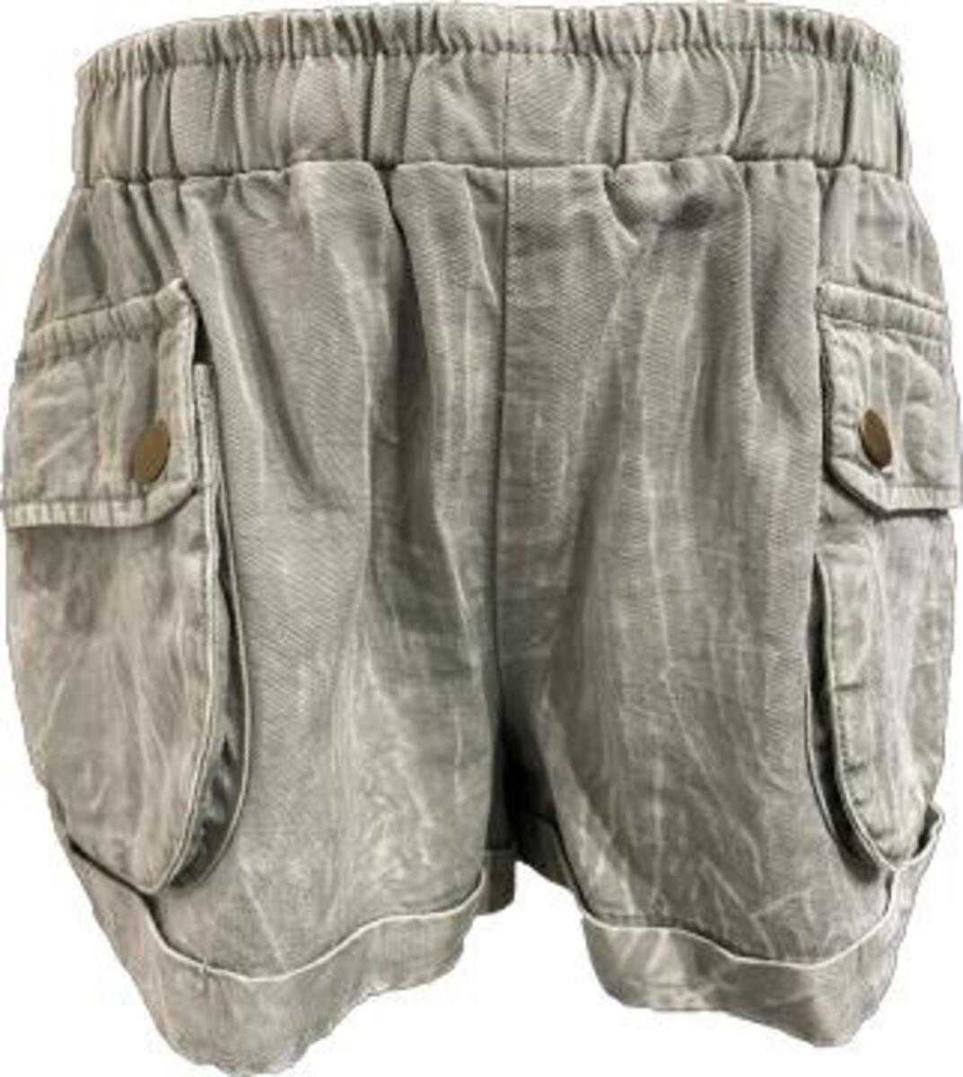 VINTAGE HAVANA TENCEL CARGO SHORT - OLIVE