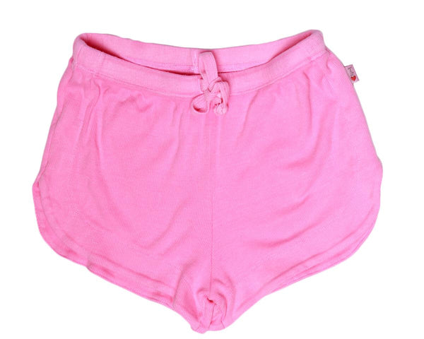 T2LOVE EASY RIBBED SHORT - NEON PINK