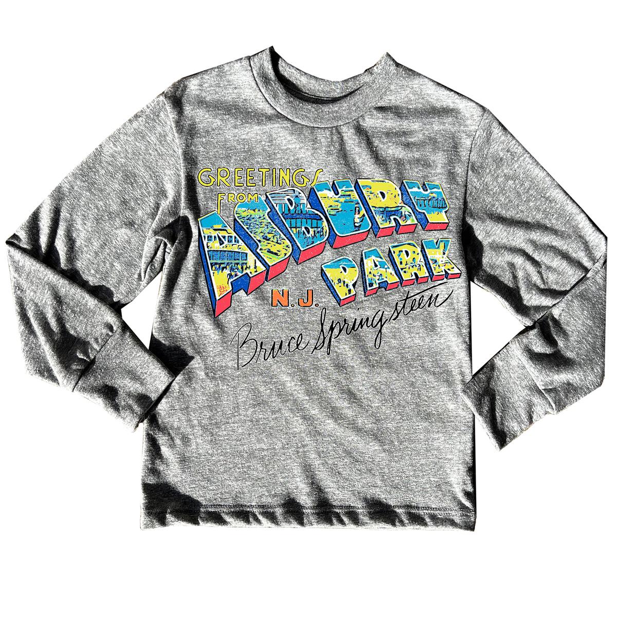 ROWDY SPROUT L/S TEE - HEATHER GREY ASBURY PARK