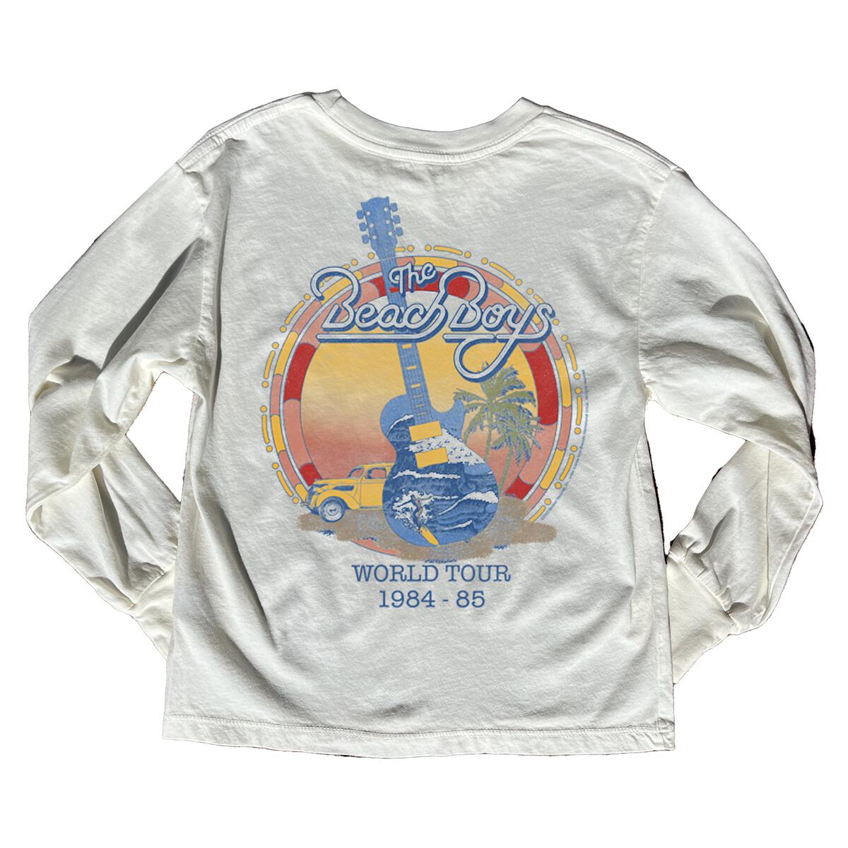 ROWDY SPROUT L/S TEE - BEACH BOYS/VINTAGE WHITE