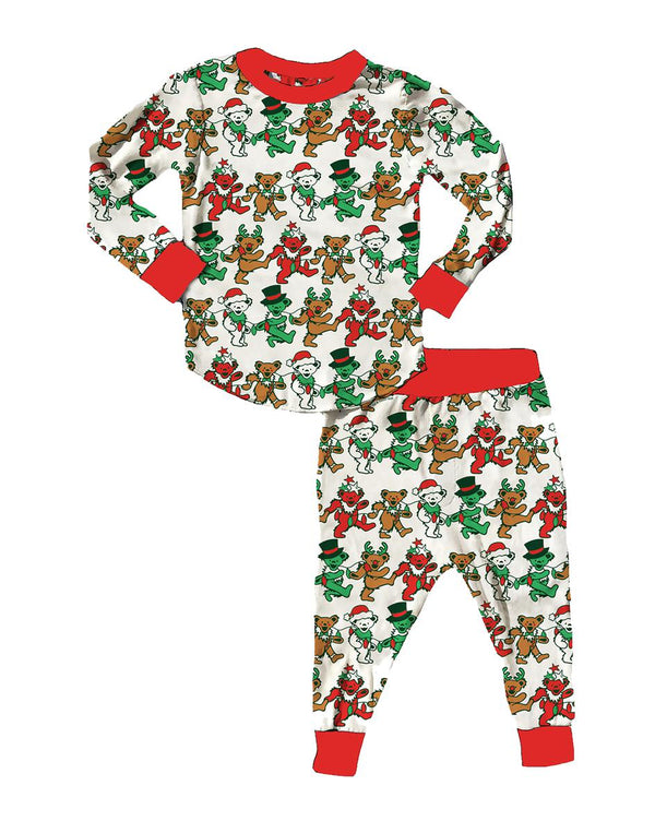 ROWDY SPROUT BAMBOO PAJAMA - GRATEFUL DEAD HOLIDAY