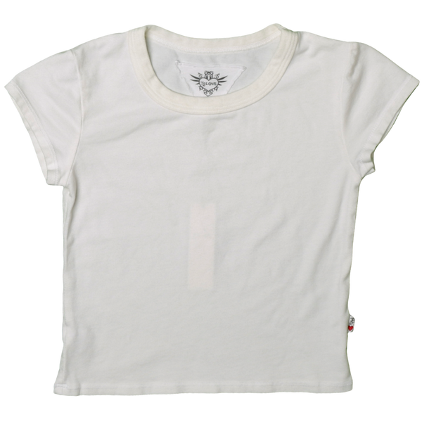T2LOVE S/S CLASSIC FITTED TEE - WHITE