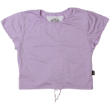 T2LOVE GATHER BACK S/S TOP - LAVANDER