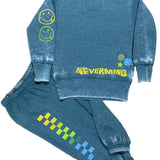 ROWDY SPROUT NIRVANA CREWNECK - GREEN