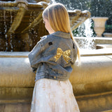 PETITE HAILEY BOW TUTU DRESS - WHITE