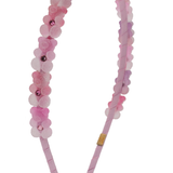 BARI LYNN FROSTED GUMMY BEAR THIN HEADBAND - SUGAR PINK