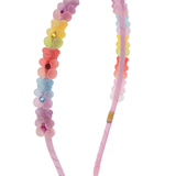BARI LYNN FROSTED GUMMY BEAR THIN HEADBAND - SUGAR RAINBOW