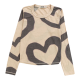 T2LOVE LONG SLEEVE - IVORY HEART