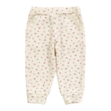 COZII RUFFLE L/S AND JOGGER SET - IVORY MINI FLORAL