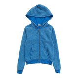T2LOVE ZIP HOODIE AND WIDE LEG SWEATS SET - ROYAL BLUE
