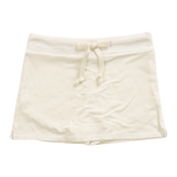 T2LOVE DRAWSTRING SKORT - OFF WHITE