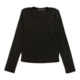 T2LOVE SOLID LONG SLEEVE  - BLACK