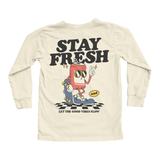 TINY WHALES STAY FRESH LONG SLEEVE - NATURAL